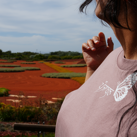 PUNJABAN WOMEN'S HAZY PINK T-SHIRT